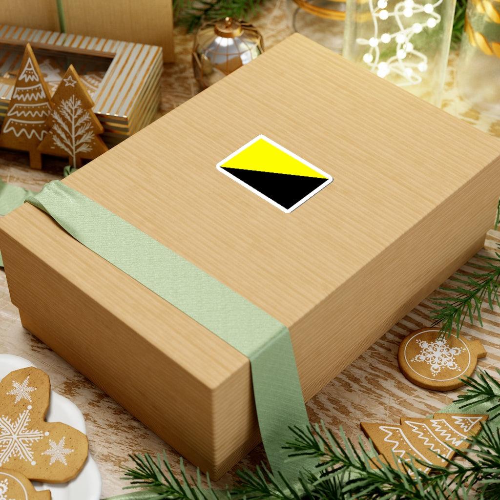 Anarcho Capitalist Ancap Voluntaryist Flag Sticker - Art Unlimited