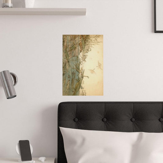 Ancient Dorset - Duria Antiquior Illustration By Henry De la Beche 1830 Print Poster - Art Unlimited