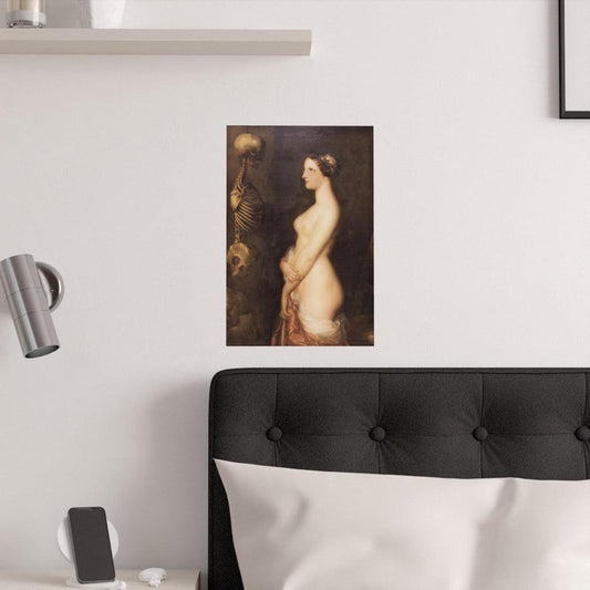 Antoine Wiertz - Two Young Girls Or The Beautiful Rosine Print Poster - Art Unlimited