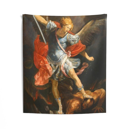 Archangel Michael Wall Tapestry - Art Unlimited