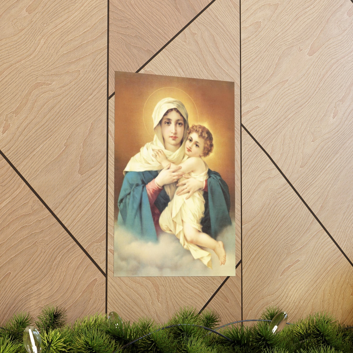 Our Lady of Grace Memorare Print Poster