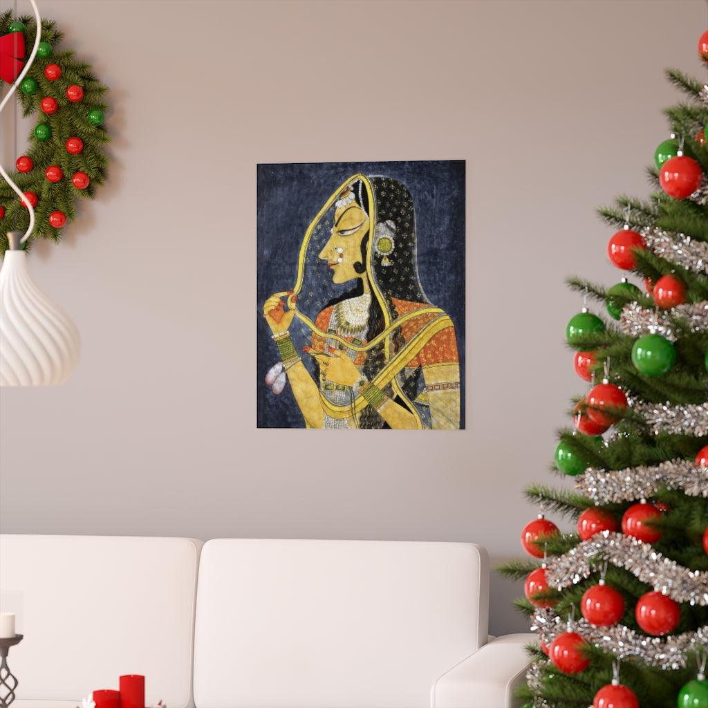 Bani Thani Kishangarh Miniature Print Poster - Art Unlimited