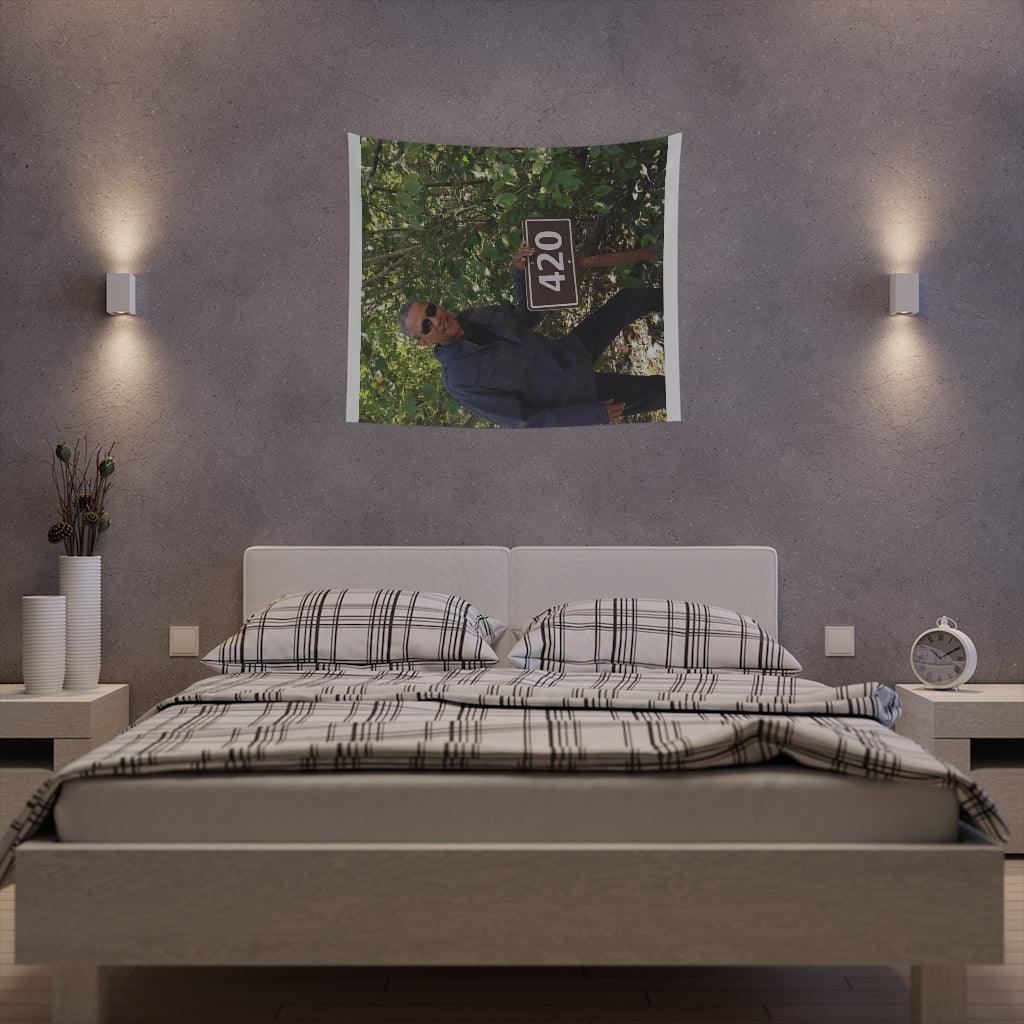 Barack Obama 420 Meme Wall Tapestry - Art Unlimited