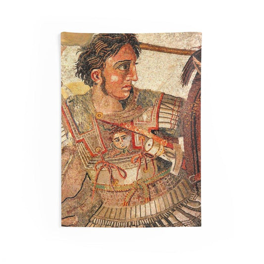 Battle Of Issus Mosaic Alexander The Great Wall Tapestry - Art Unlimited