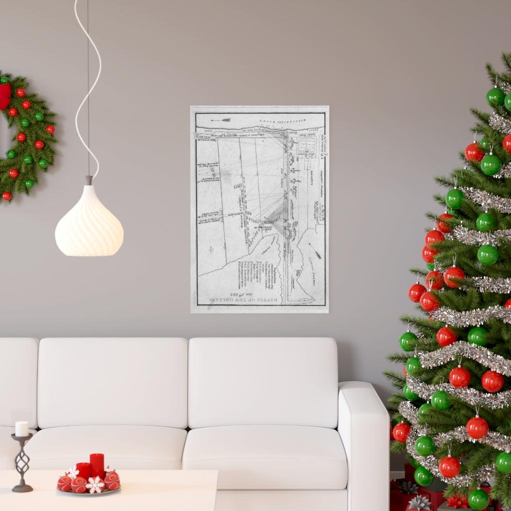 Battle Of New Orleans 1815 Print Poster - Art Unlimited