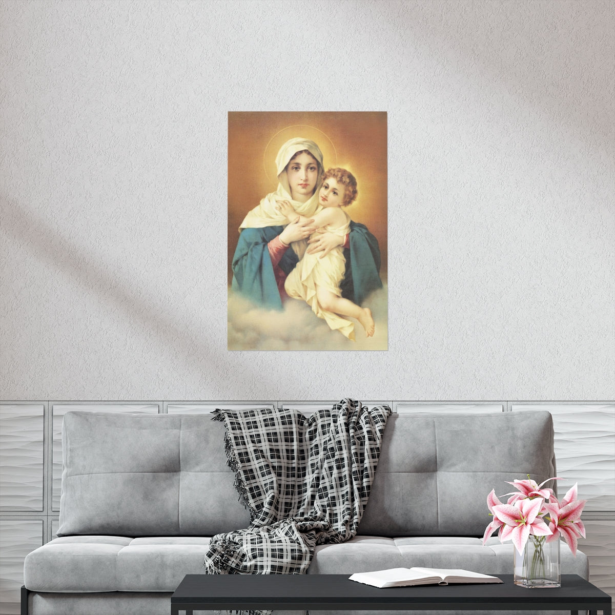 Our Lady of Grace Memorare Print Poster