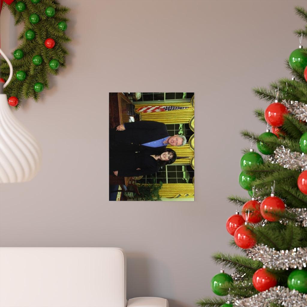 Bill Clinton And Monica Lewinsky White House Print Poster - Art Unlimited