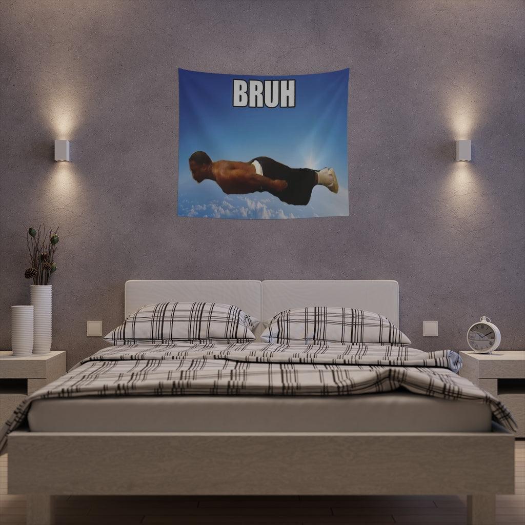 Bruh Flying Midget Meme Wall Tapestry - Art Unlimited