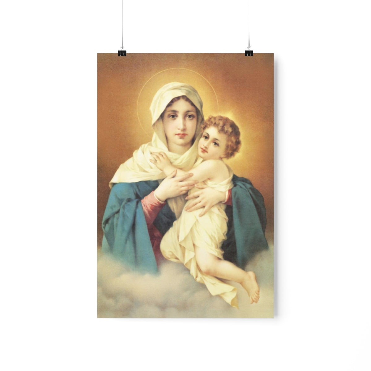 Our Lady of Grace Memorare Print Poster