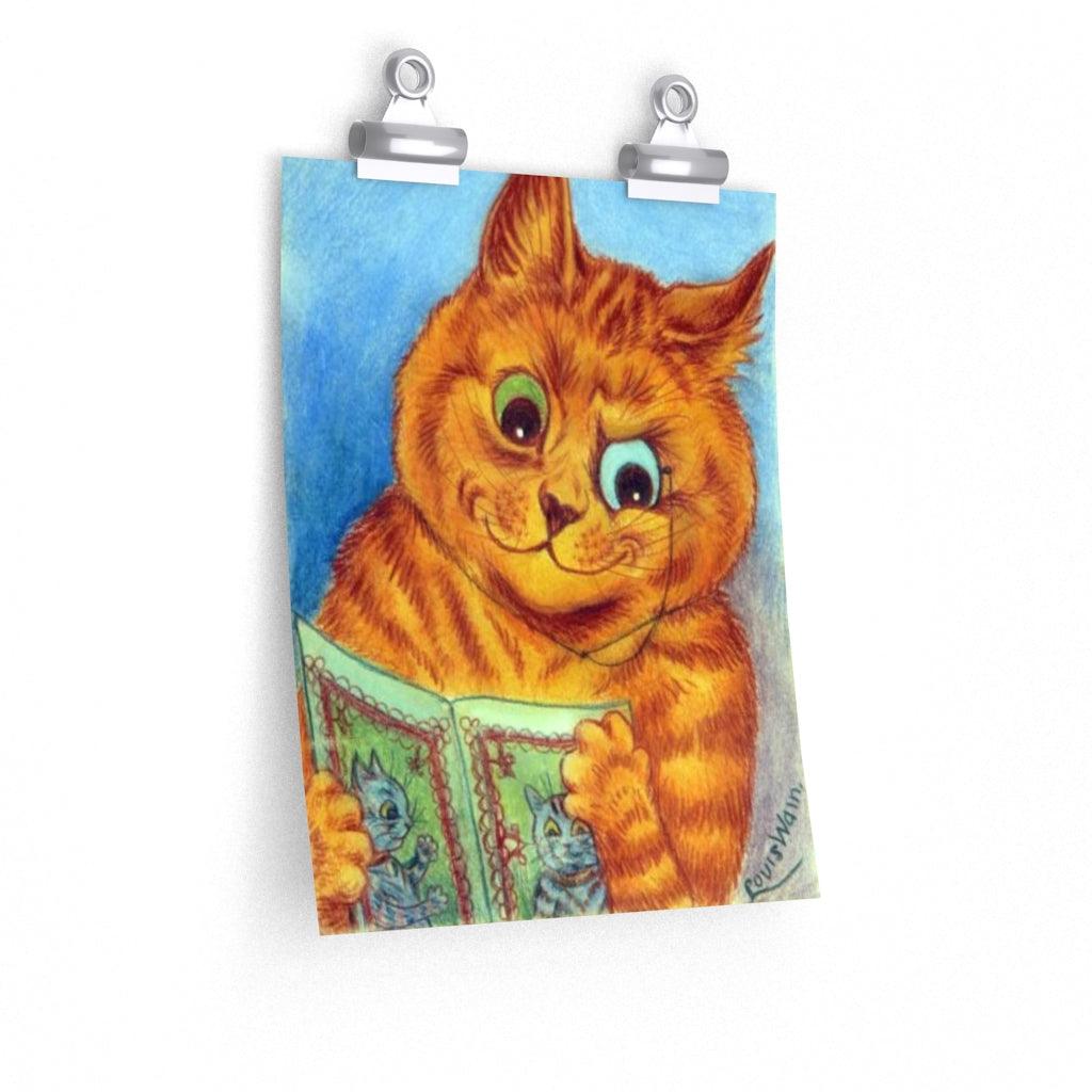 A Good Read Louis Wain By Print Poster - Art Unlimited