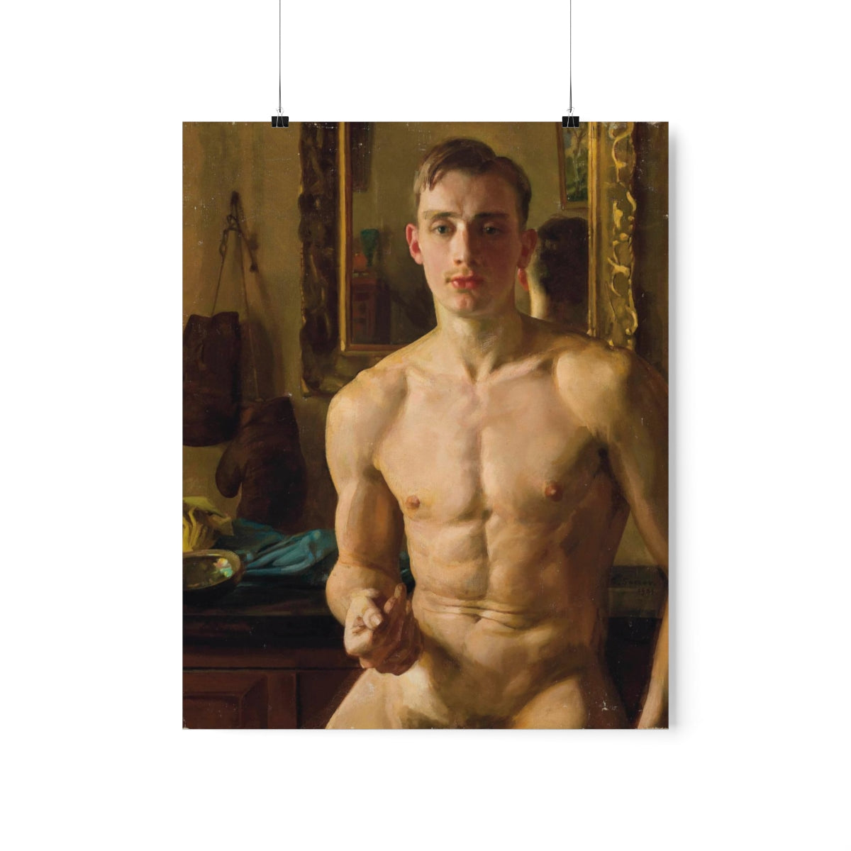 Konstantin Somov - The Boxer Print Poster