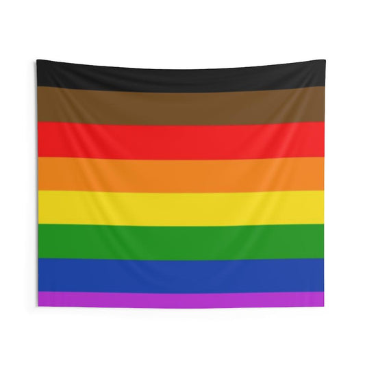 Philadelphia LGBTQ Pride Flag Wall Tapestry - Art Unlimited