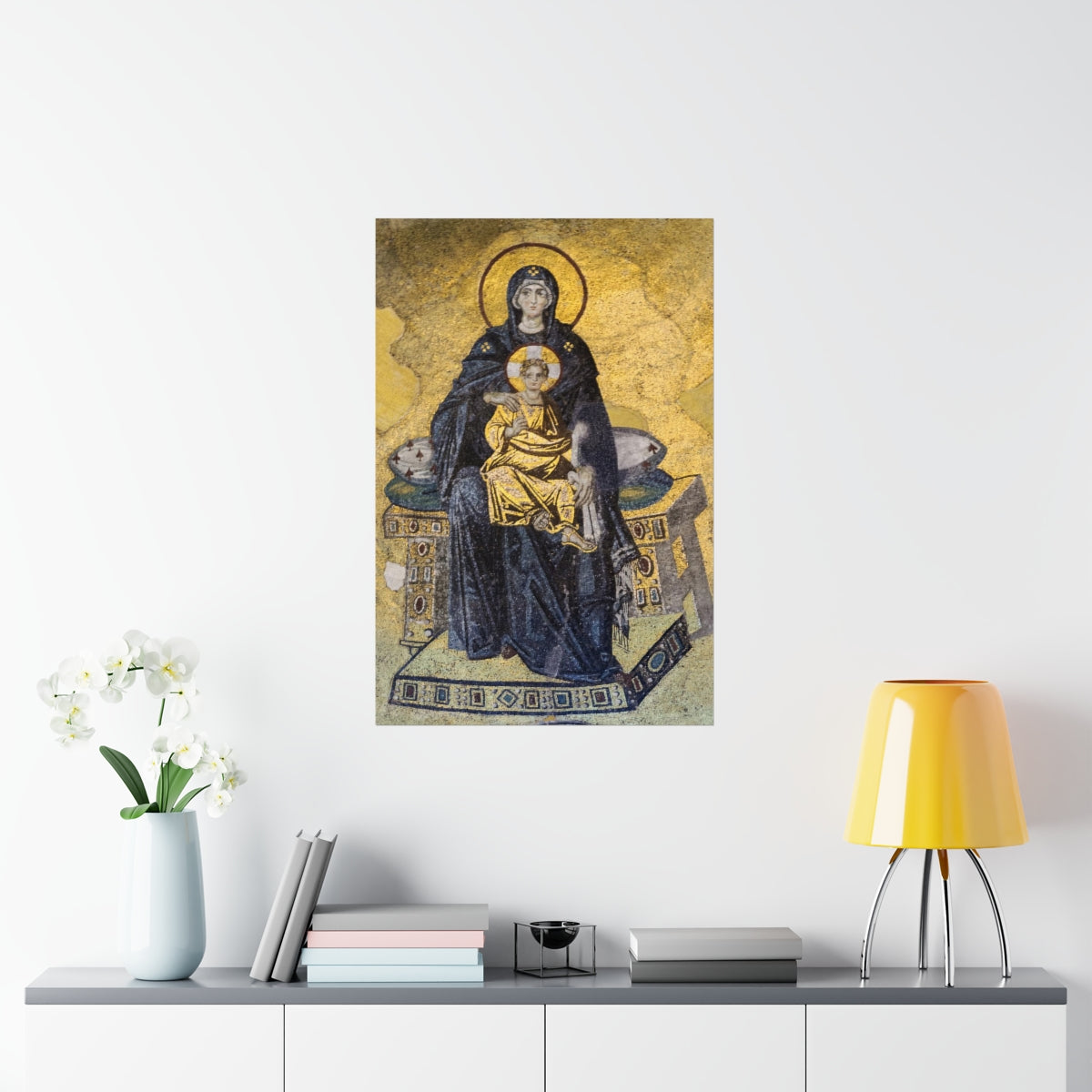 Theotokos The Virgin and Child Hagia Sophia Print Poster