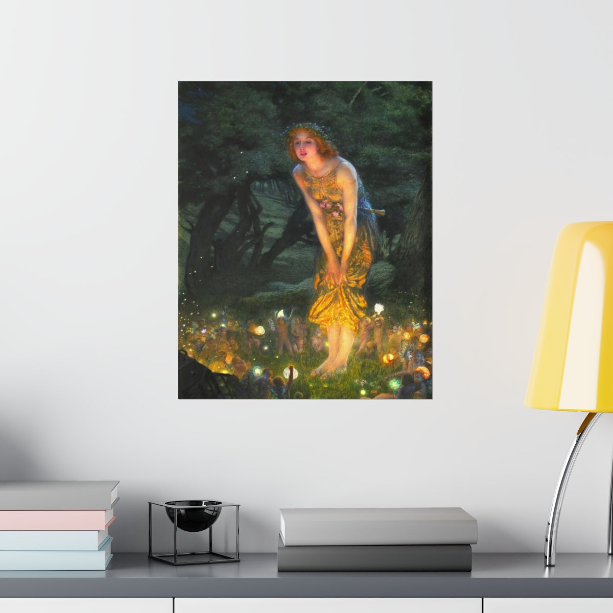 Midsummer Eve Edward Robert Hughes 1908 Print Poster