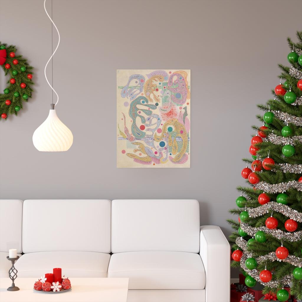 Capricious Forms (Formes Capricieuses) By Wassily Kandinsky Print Poster - Art Unlimited