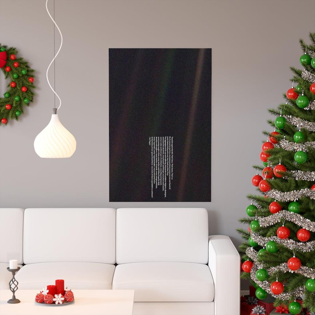 Carl Sagan Pale Blue Dot Quote Print Poster - Art Unlimited