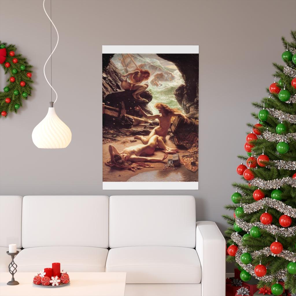 Cave Of The Storm Nymphs Edward Poynter Vintage Print Poster - Art Unlimited