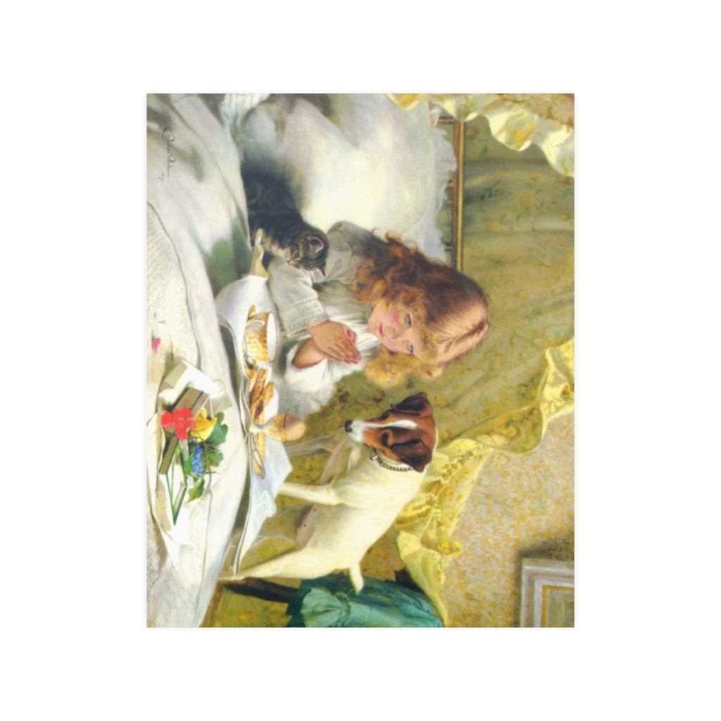 Charles Burton Barber - Suspense 1894 Print Poster - Art Unlimited