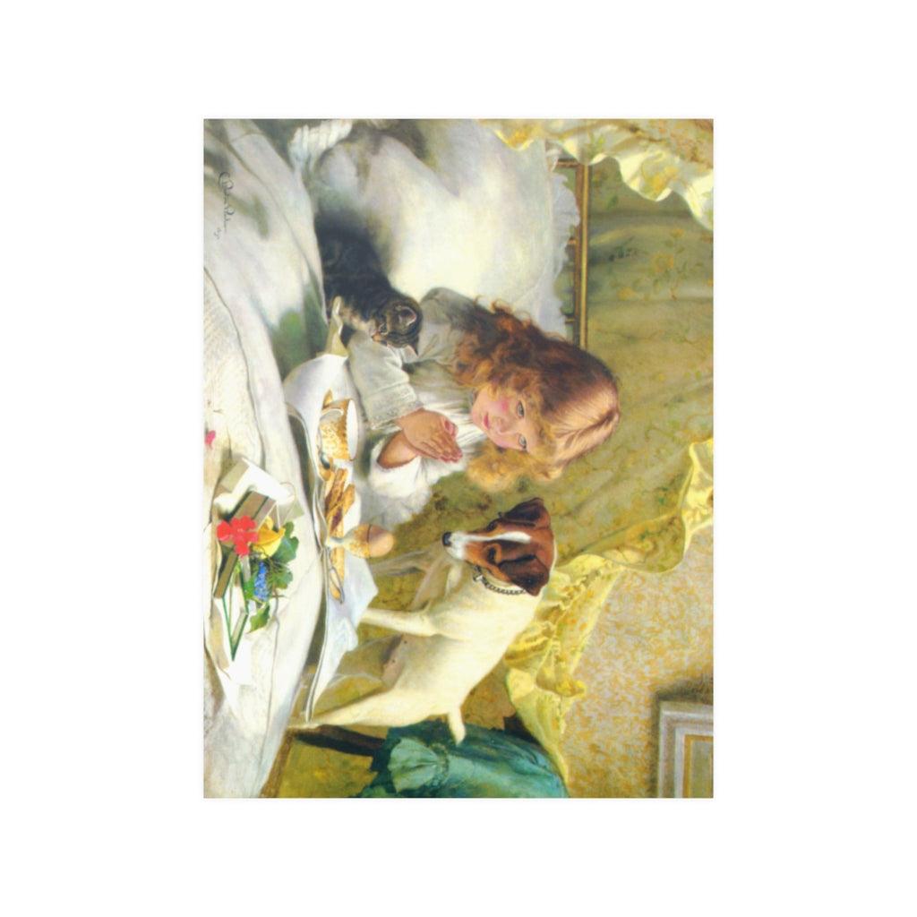 Charles Burton Barber - Suspense 1894 Print Poster - Art Unlimited