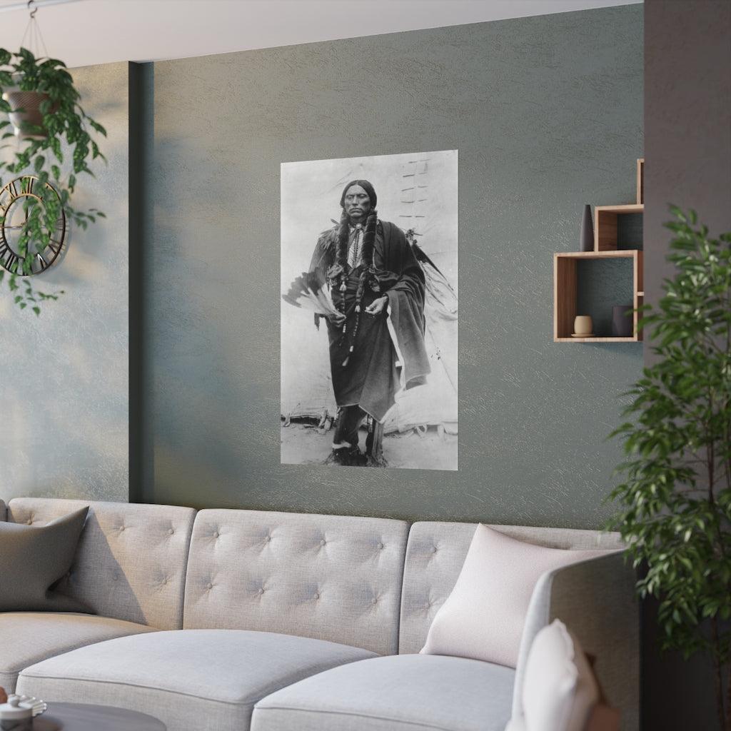Chief Quanah Parker Of The Kwahadi Comanche Print Poster - Art Unlimited
