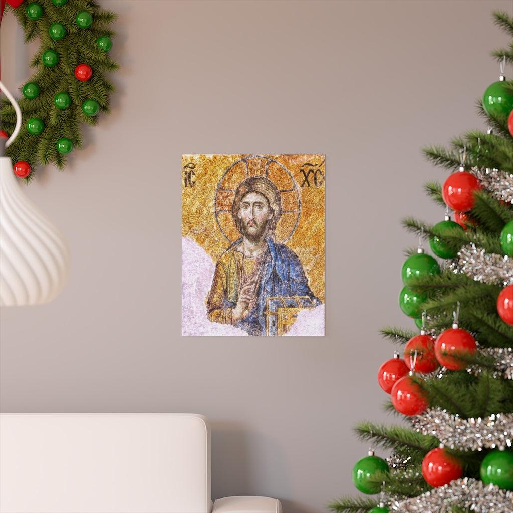 Christ Pantocrator Portrait Print Poster - Art Unlimited