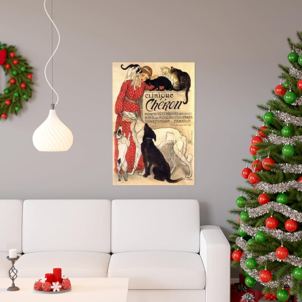 Clinique Cheron - Theophile Steinlen Print Poster - Art Unlimited