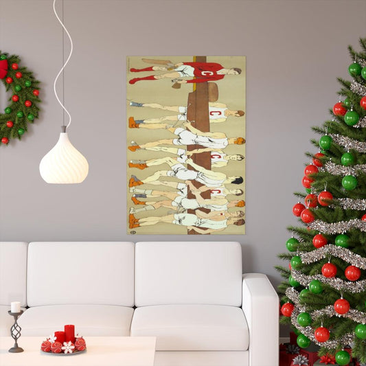 Cornell Crew Team Rowing Ivy League Print Poster - Art Unlimited