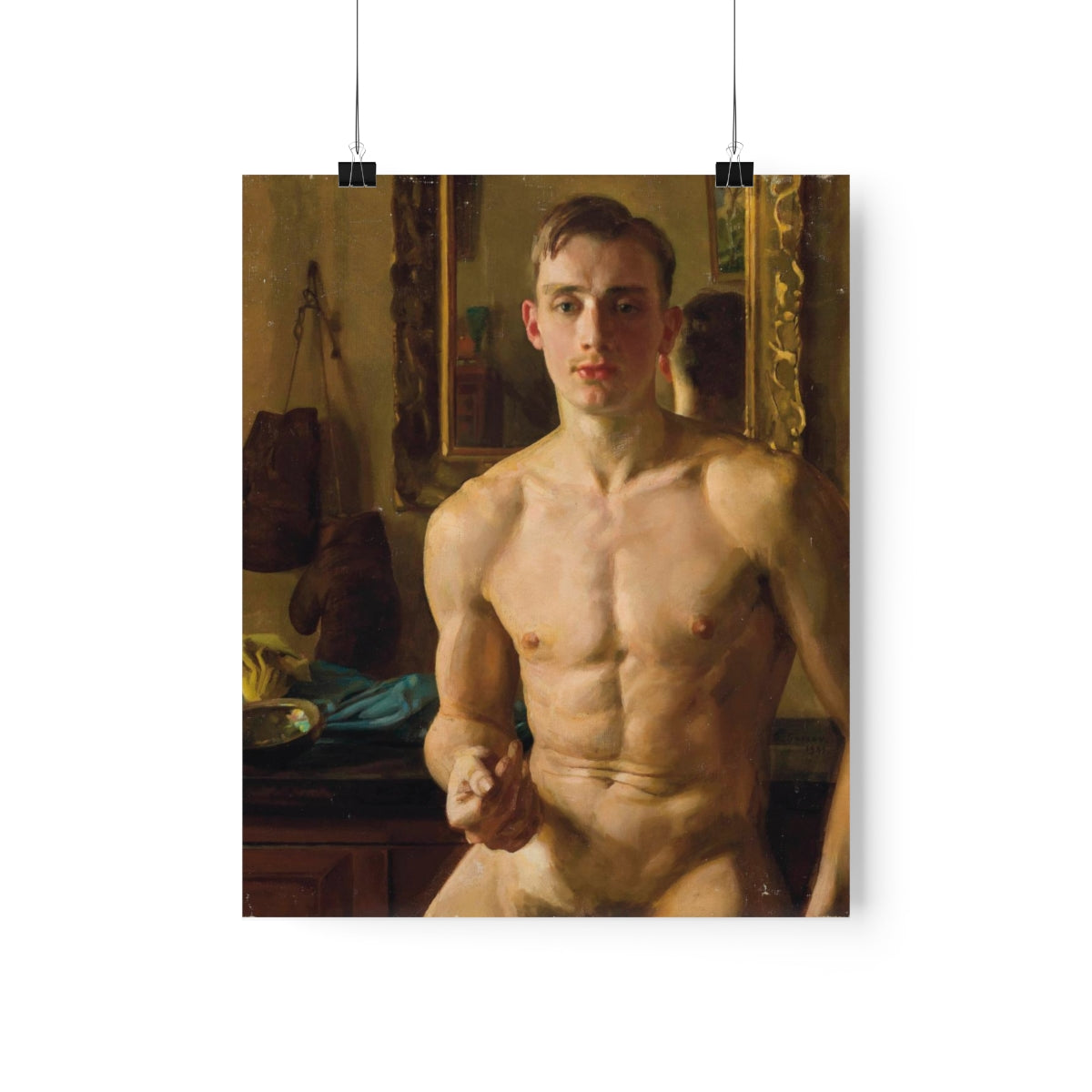 Konstantin Somov - The Boxer Print Poster