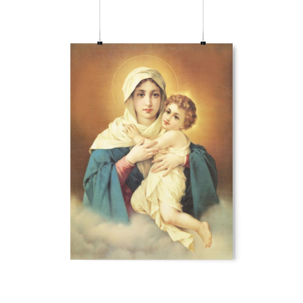Our Lady of Grace Memorare Print Poster