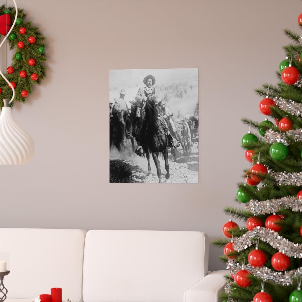 Pancho Villa Mexican Revolution Print Poster - Art Unlimited