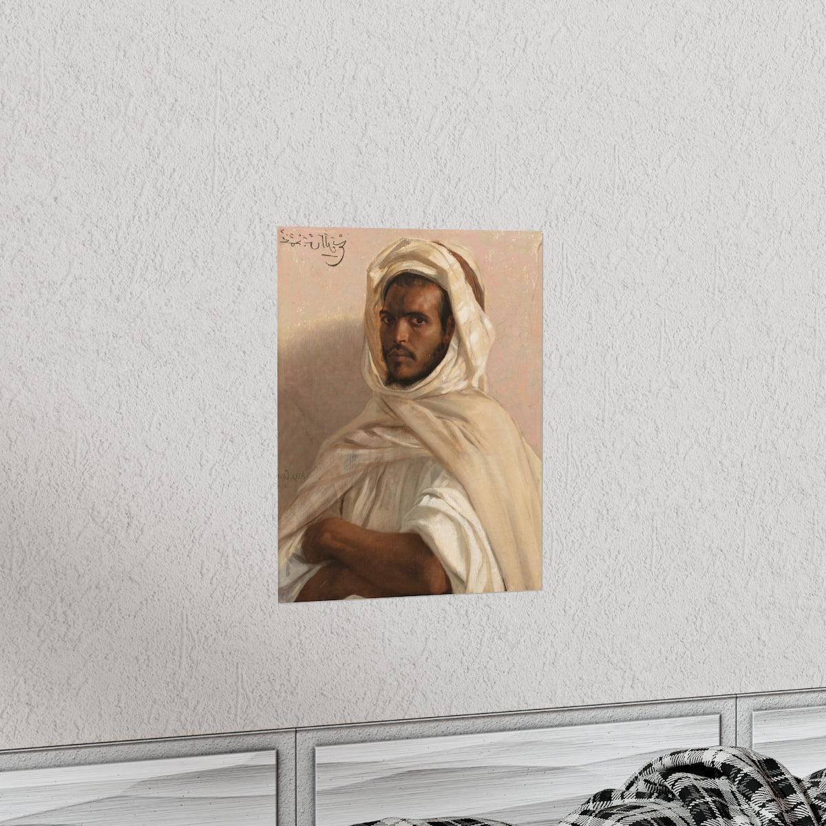 Portrait Of A North African By Alexandre Cabanel Print Poster