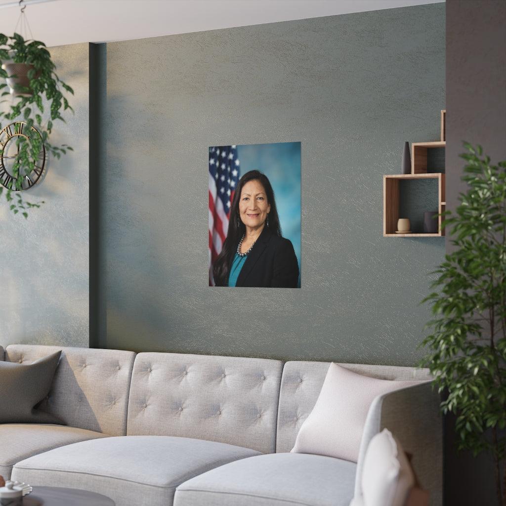 Deb Haaland US Representative Portrait Print Poster - Art Unlimited