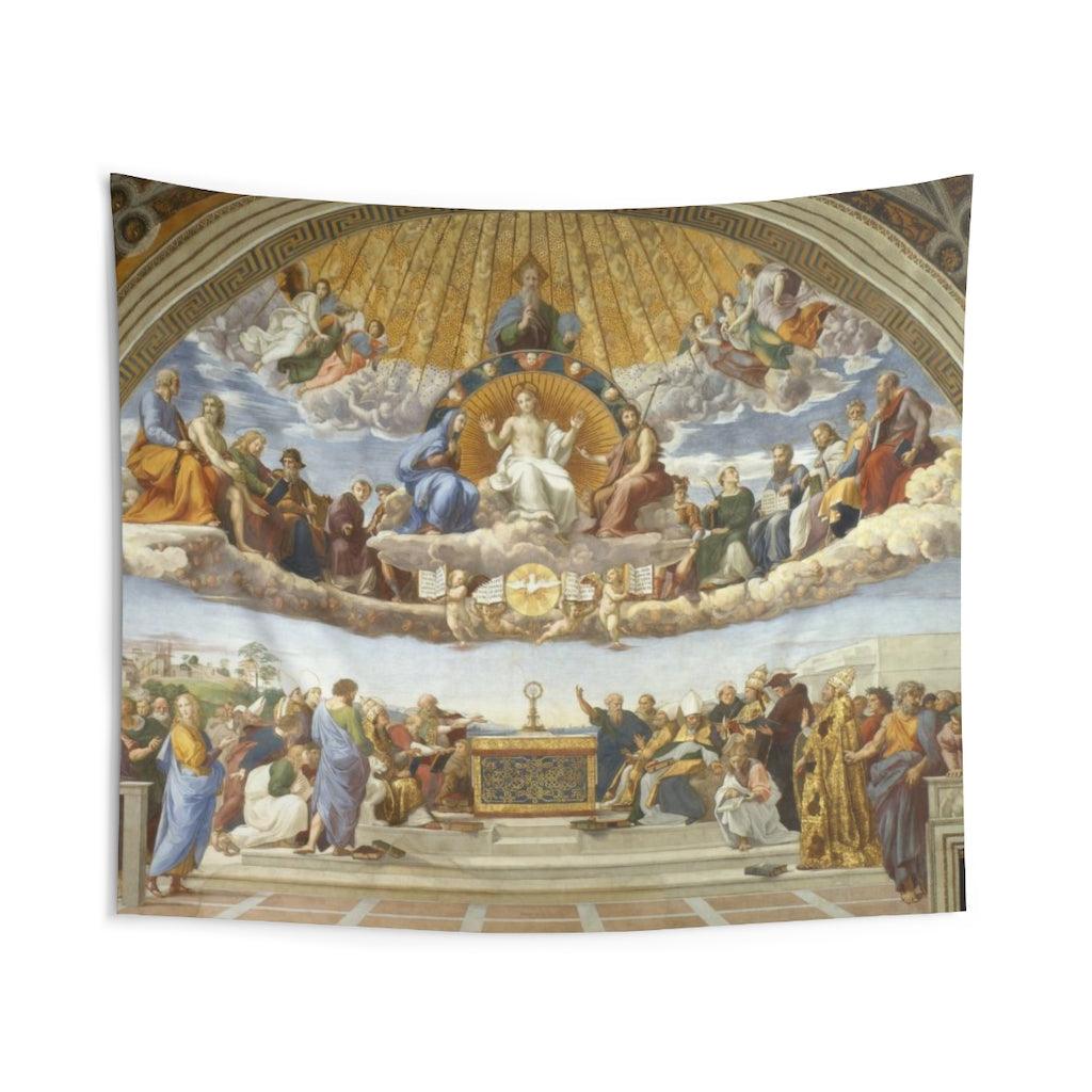 Disputation Of The Holy Sacrament Wall Tapestry - Art Unlimited