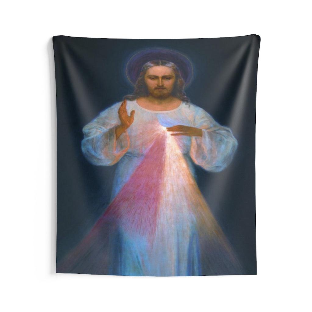Divine Mercy Original By Kazimirowski Wall Tapestry - Art Unlimited