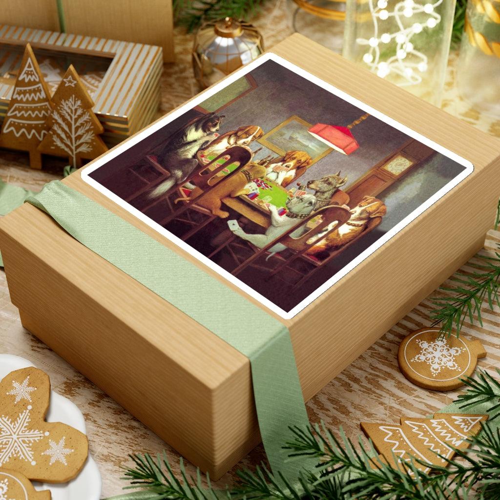 Dogs Playing Poker A Friend In Need Sticker - Art Unlimited