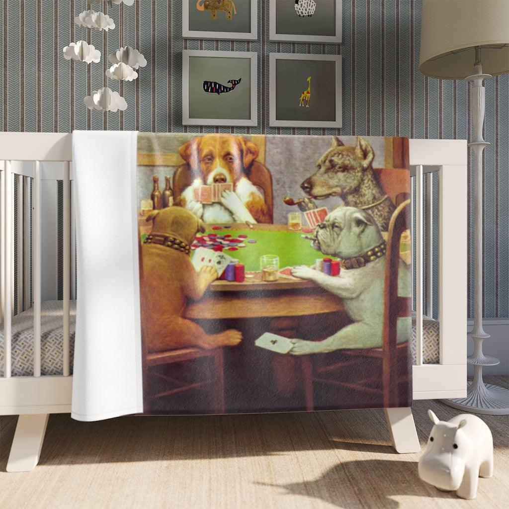Dogs Playing Poker A Friend In Need Throw Blanket - Art Unlimited
