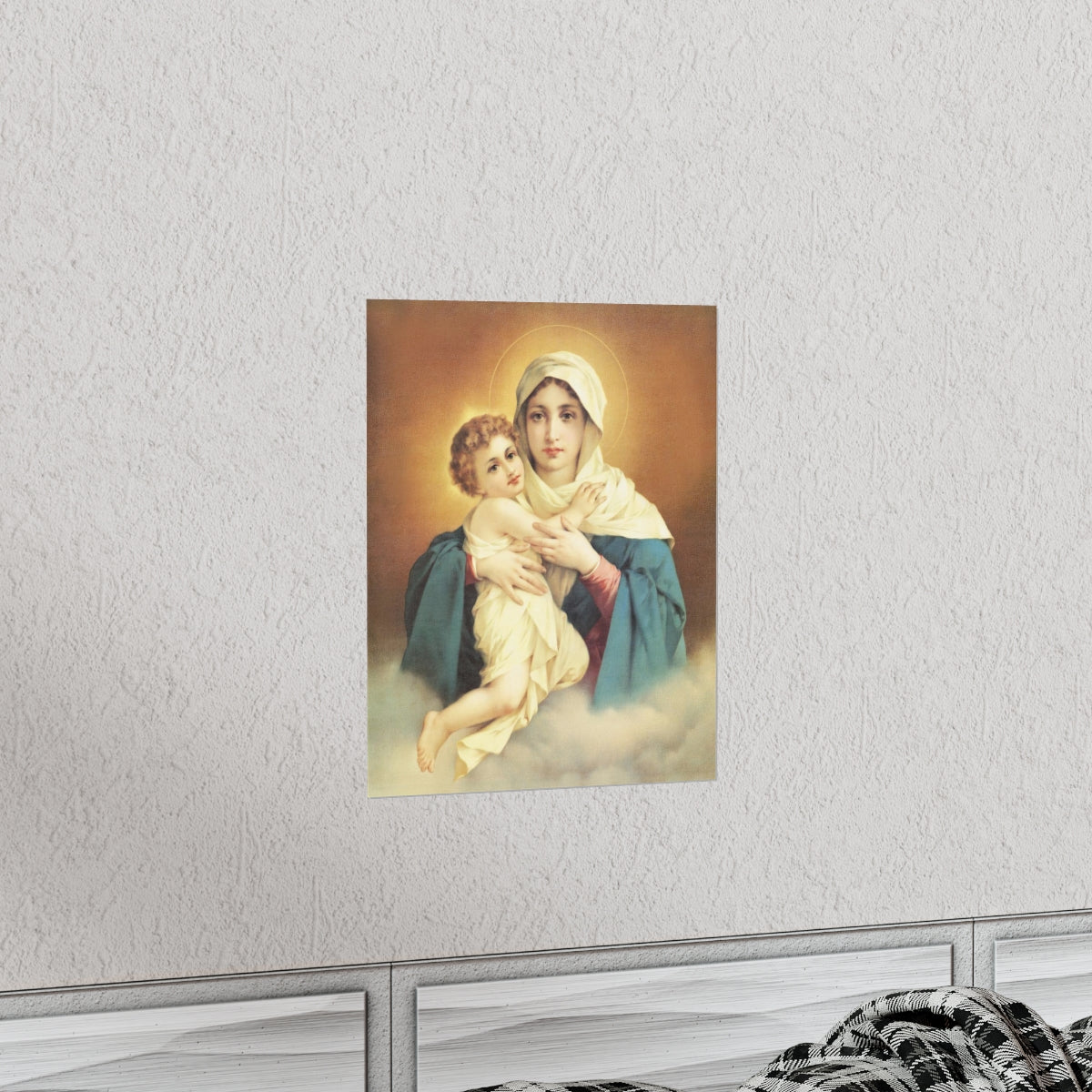 Our Lady of Grace Memorare Print Poster
