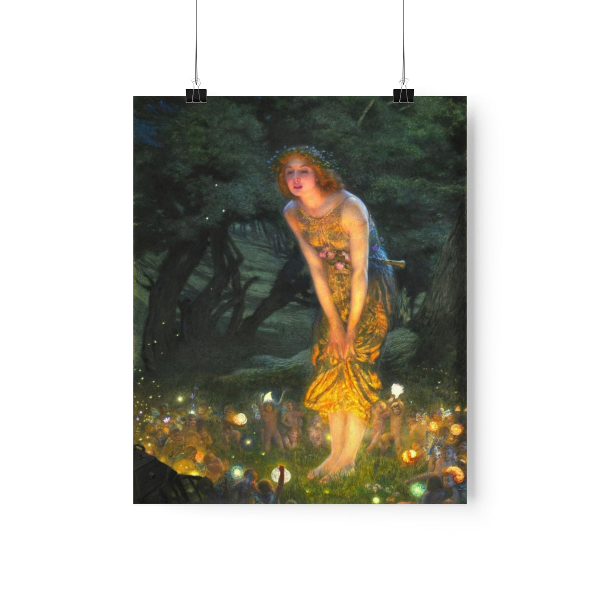 Midsummer Eve Edward Robert Hughes 1908 Print Poster