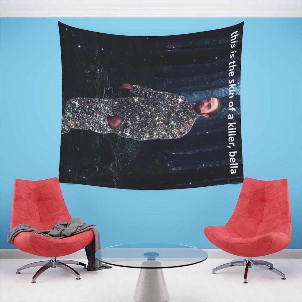 This Is The Skin Of A Killer Wall Tapestry - Art Unlimited