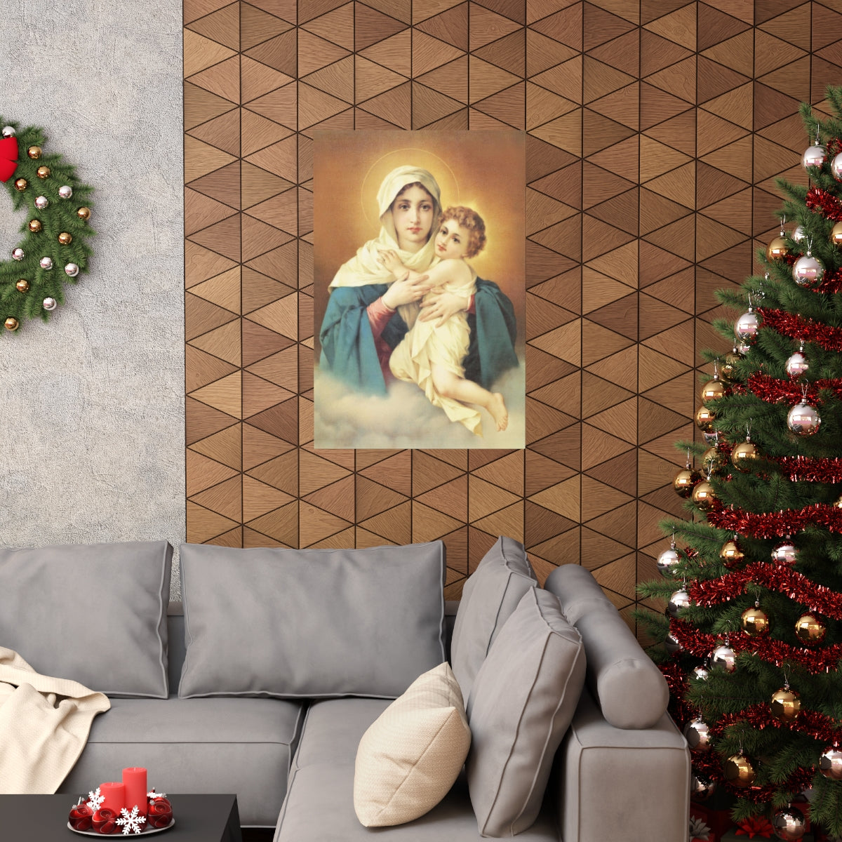 Our Lady of Grace Memorare Print Poster