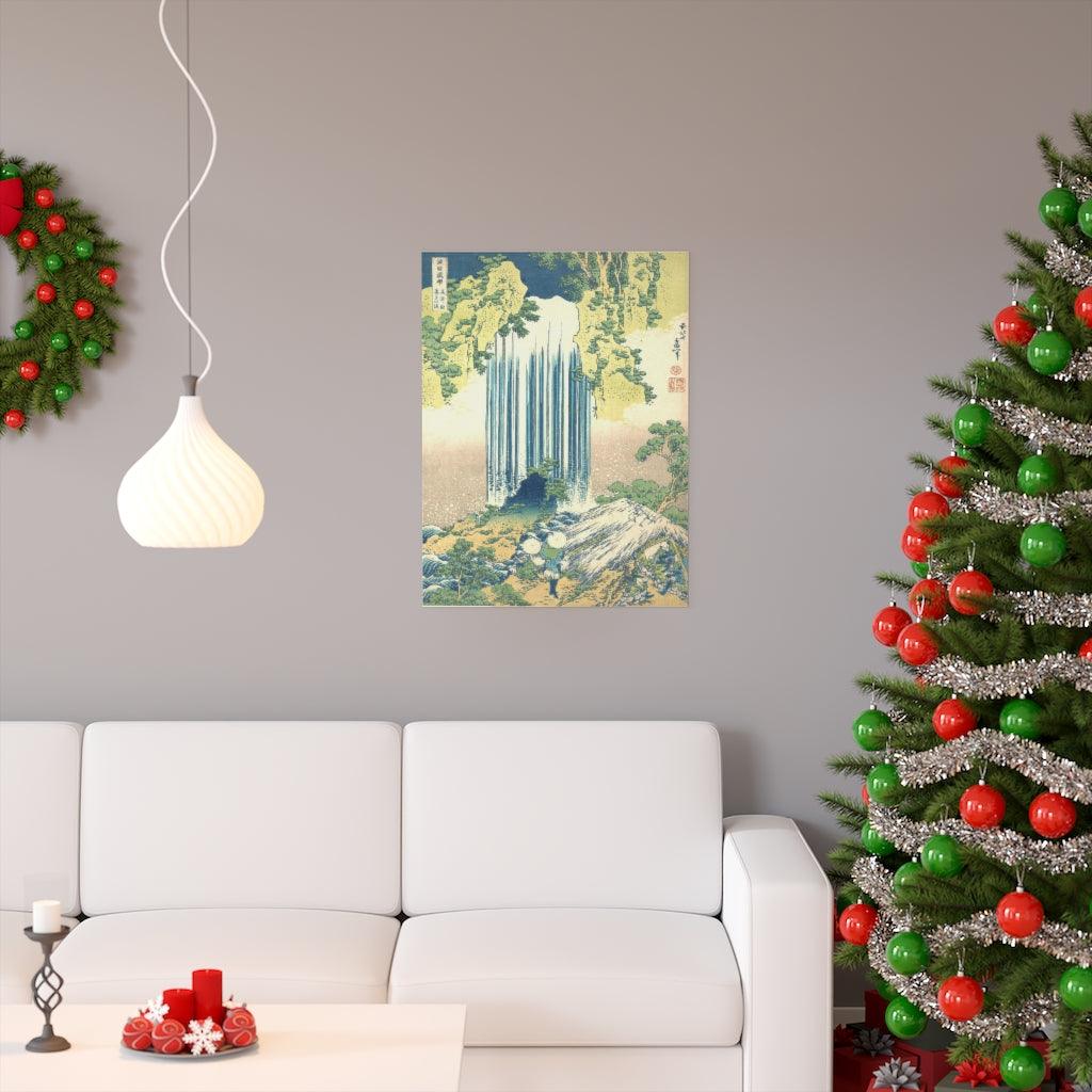 Yoro Waterfall In Mino Province By Katsushika Hokusai Print Poster - Art Unlimited