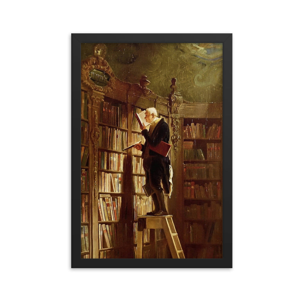 Carl Spitzweg Bookworm Library Print Poster