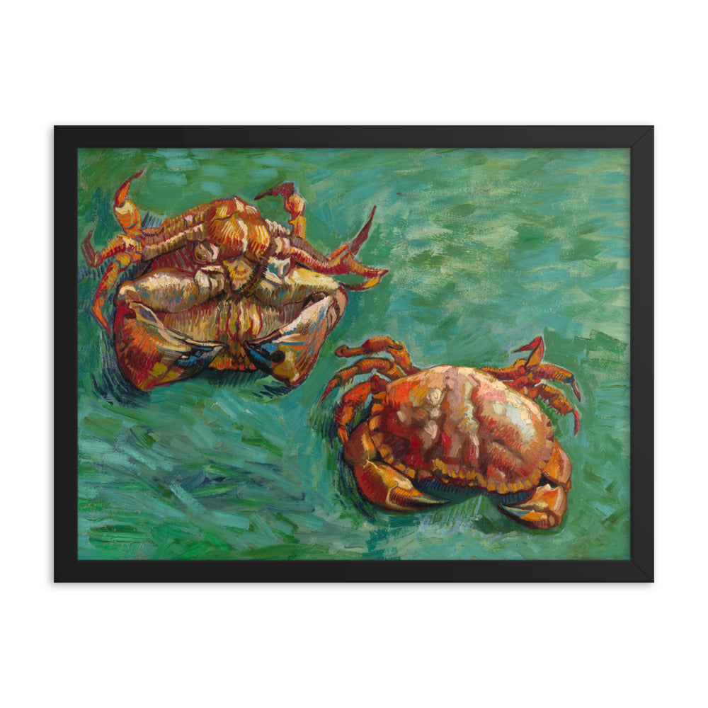 Two Crabs By Vincent Van Gogh Print Poster