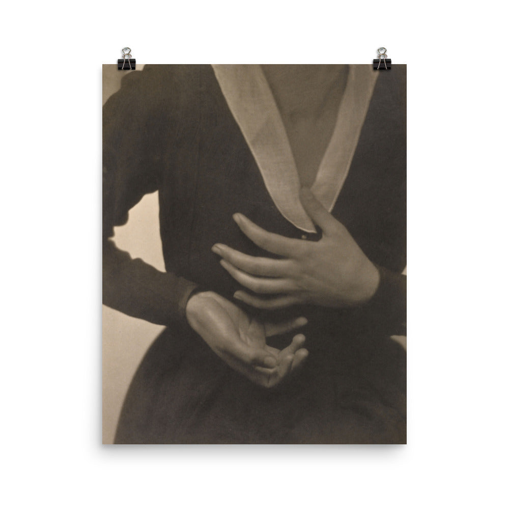 Alfred Stieglitz - Georgia O'Keeffe - Hands 1917 Print Poster