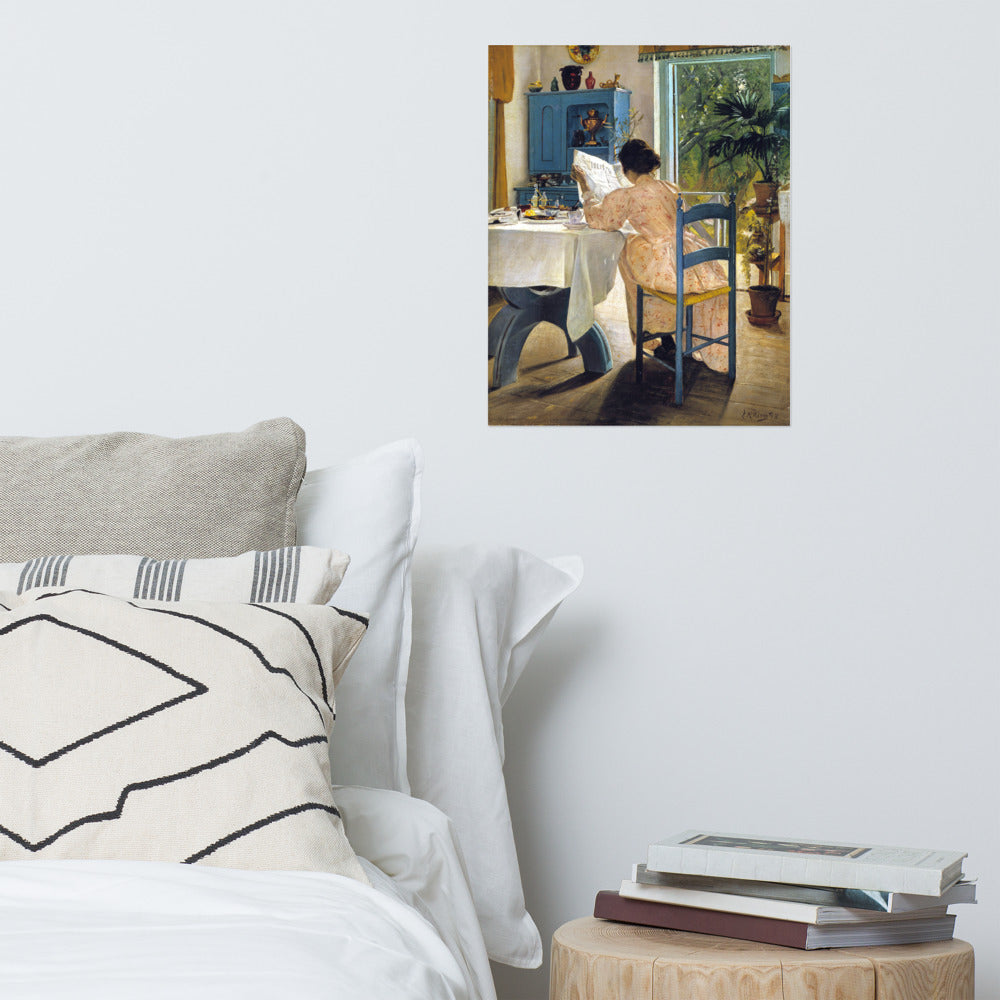 At Breakfast By Laurits Andersen Ring Print Poster