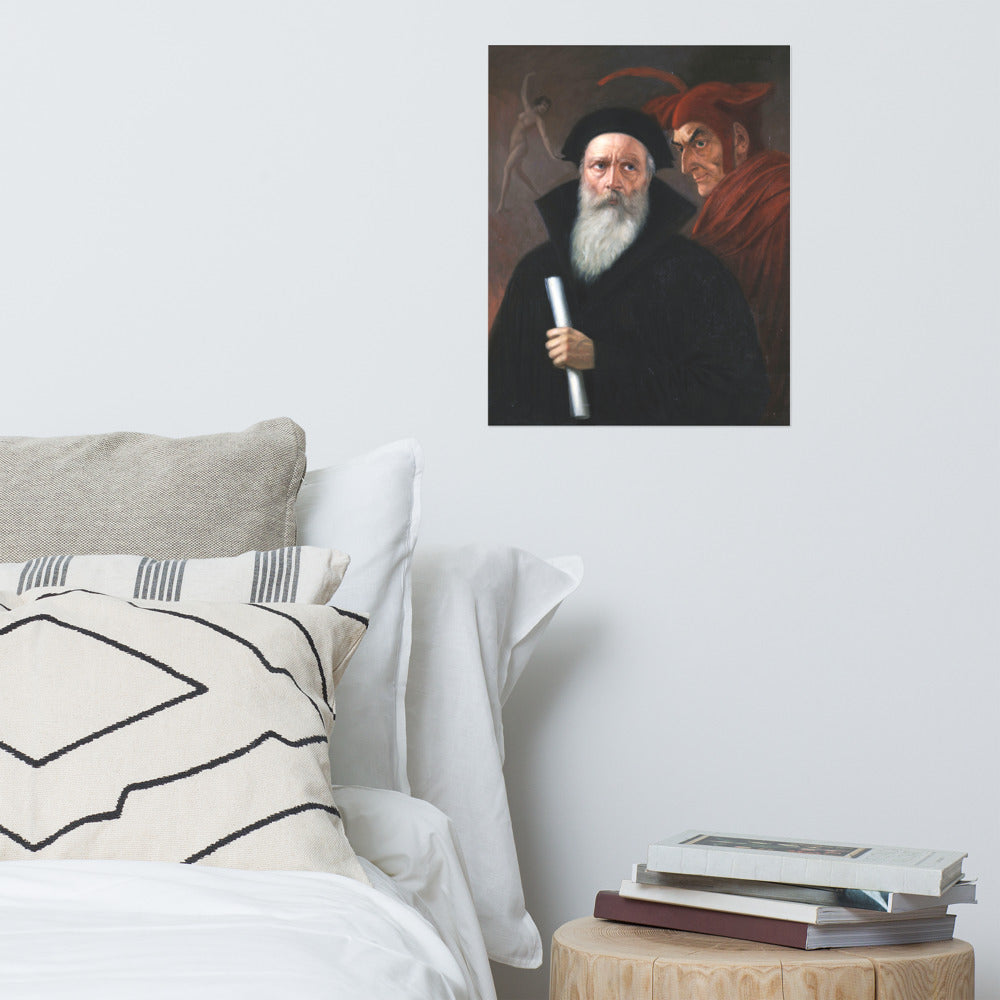 Anton Kaulbach Faust Und Mephisto Print Poster