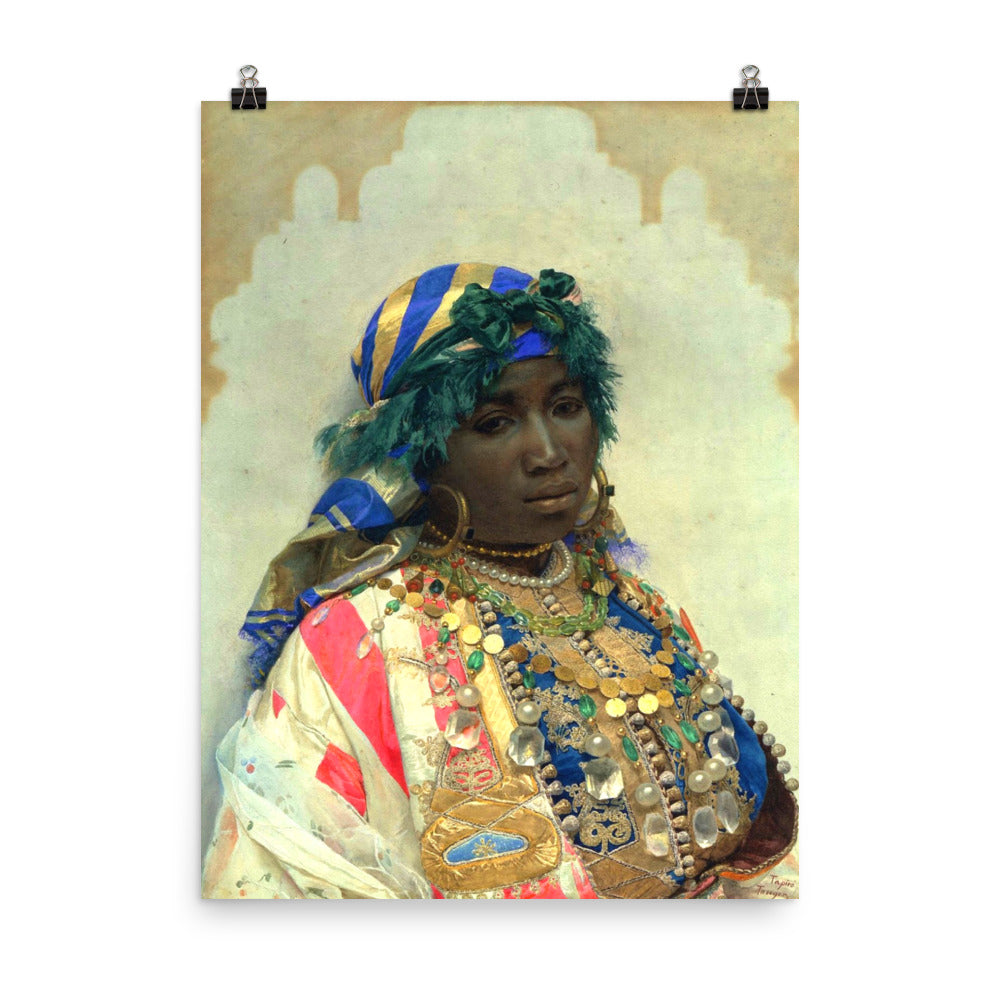 A Tangerian Beauty - José Tapiró Y Baró Print Poster