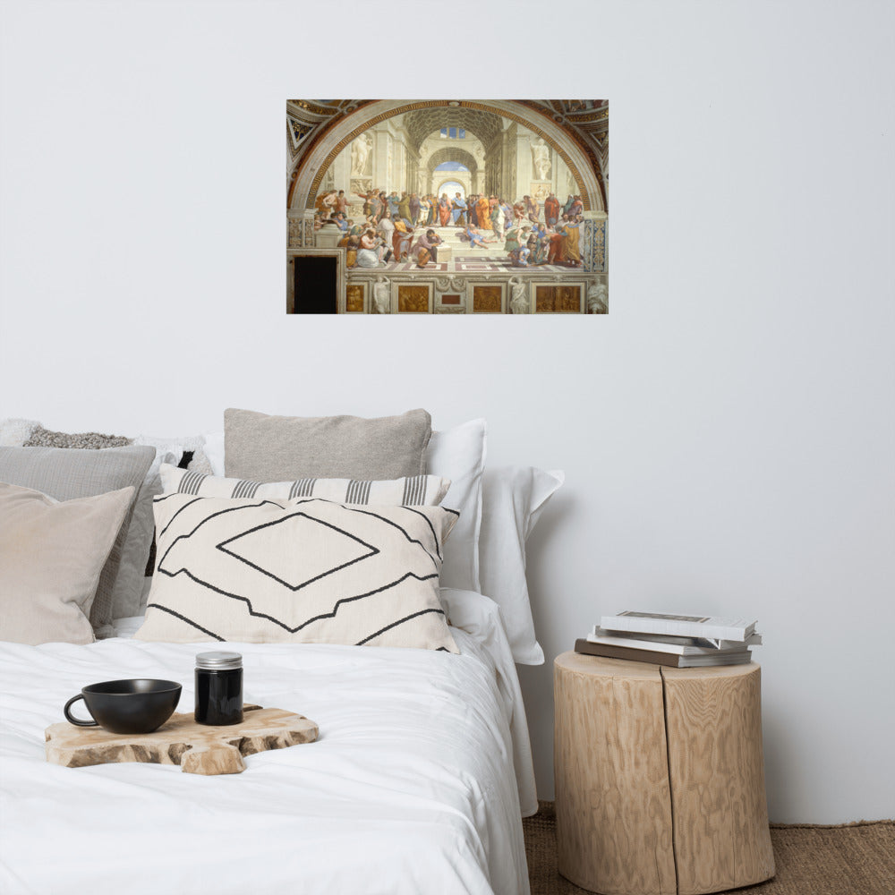 School Of Athens Painting Print Poster