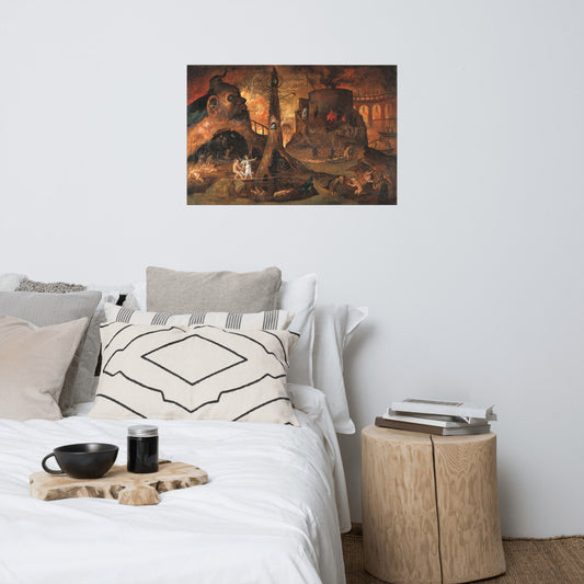 Angel Leading A Soul Into Hell By Hieronymus Bosch Print Poster