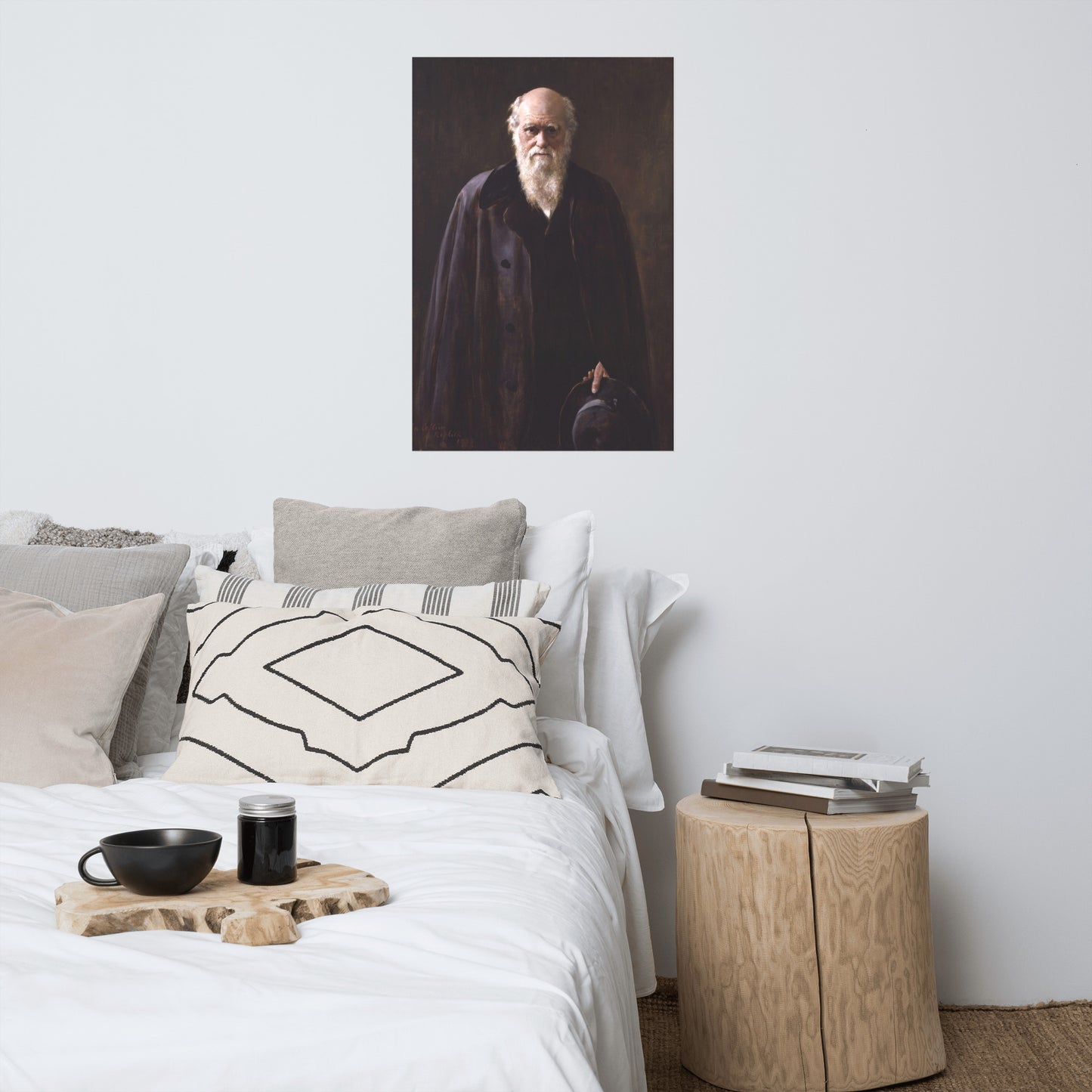 Charles Robert Darwin By John Collier Print Poster
